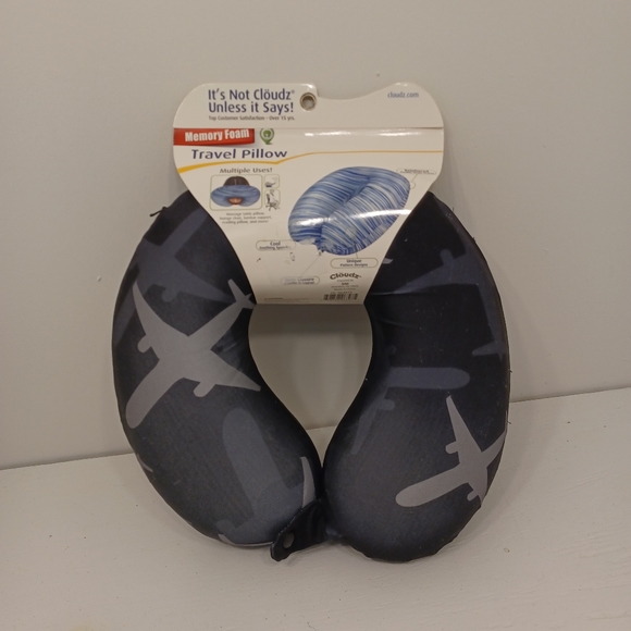 Travel pillow memory foam multiple uses. New - Picture 2 of 2